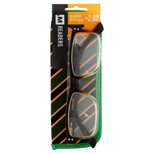 M Readers +2.00 Readers with Case