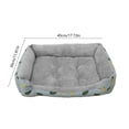 thumbnail image 3 of CuiLiyq Washing Machine Washable Dog Bed, Soft Plush Rectangle Sleeping Pet Mat for Small Medium Dogs Cats Puppy, Comfortable Couch Sofa Bedroom Indoor Use (17.7" x 11.8", A), 3 of 6