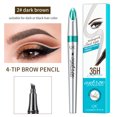 thumbnail image 2 of Waterproof Four Tip Eyebrow Pencil Longlasting Liquid Eyebrow, 2 of 8