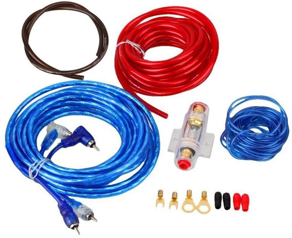 IZTOSS 1500W 8GA Car Audio Subwoofer Amplifier Installation Kit AMP