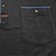 thumbnail image 3 of pstuiky camisetas camisas para hombre, Blusa de manga corta con cuello vuelto, bolsillos y botones de colores lisos para hombre camisas casuales para hombre m, 3 of 7