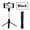 black, variant on Bluetooth Selfie Stick Roreta 3 in 1 Wireless Foldable Mini Tripod Expandable Monopod with Remote Control for iPhone IOS Android