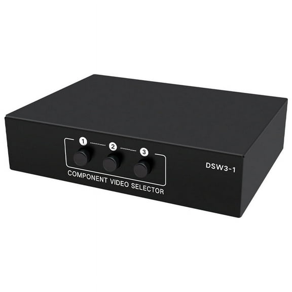 3 Channel 5 Ypbpr RGB Component Selector AV Switcher Output Ypbpr Component RGB Switcher