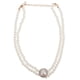 thumbnail image 1 of Collar de perlas de doble capa con colgante creativo y cadena de perlas de imitación, regalo de moda., 1 of 5