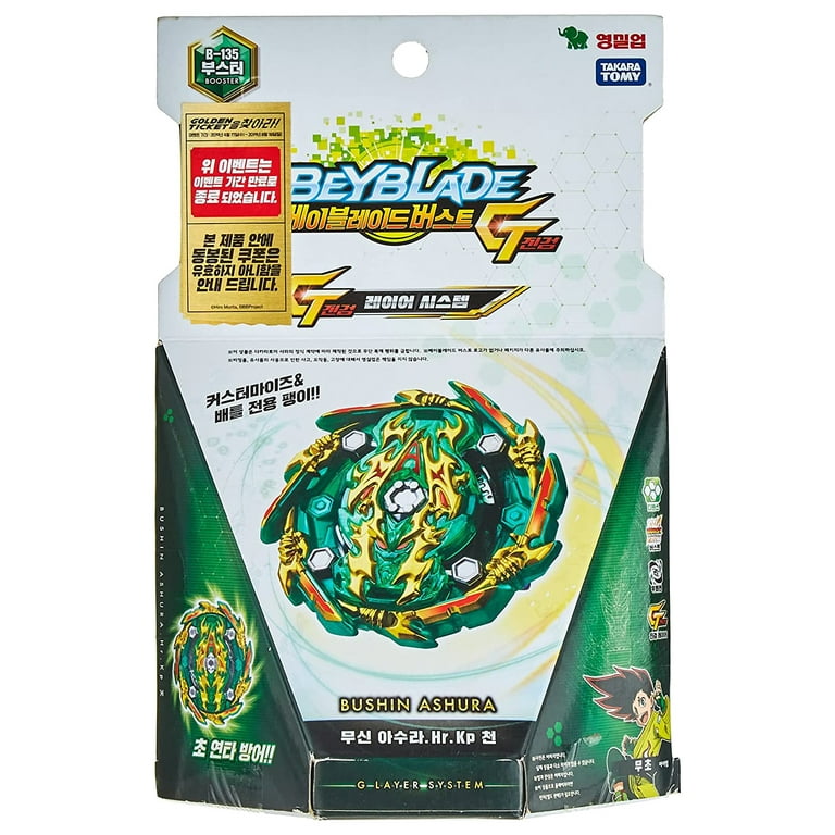 Takara Tomy Japan Beyblade Burst B-135 Booster Bushin Ashura Takara Tomy Japan Beyblade Burst B-135 Booster Bushin Ashura