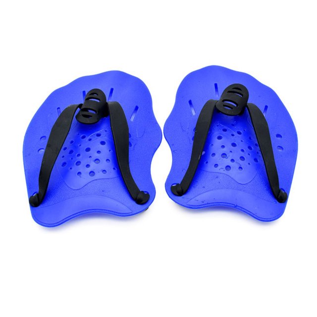 Eigraketly 1 par de palas de mano, pala de palma de natación, accesorio de entrenamiento antideslizante Deportes acuáticos Azul