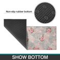 thumbnail image 6 of Pioneer Flower Floral Print Pattern Kitchen Rugs Sets Of 2, Anti Fatigue Non Slip Washable Floor Mats for Kitchen Sink Laundry, 17X30 Inch + 17X47 Inch, 6 of 6