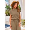 thumbnail image 3 of Conjunto Deportivo PRETTYGARDEN Verano 2 Piezas de Punto Caqui Talle Grande, 3 of 8