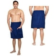 thumbnail image 3 of SKYLINEWEARS Mens 100% Terry Cotton Adjustable Velcro Spa Shower Towel Bath Wrap, 3 of 3