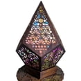 thumbnail image 3 of Lámpara de pie de estilo bohemio única, decoración exquisita que emite luces de diamantes de colores, creando un ambiente agradable en cualquier escenario aplicable, desde espacios habitables hasta, 3 of 4
