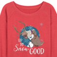 thumbnail image 2 of Frozen - Winter - Up To Snow Good - Women's Lightweight French Terry Pullover, 2 of 5