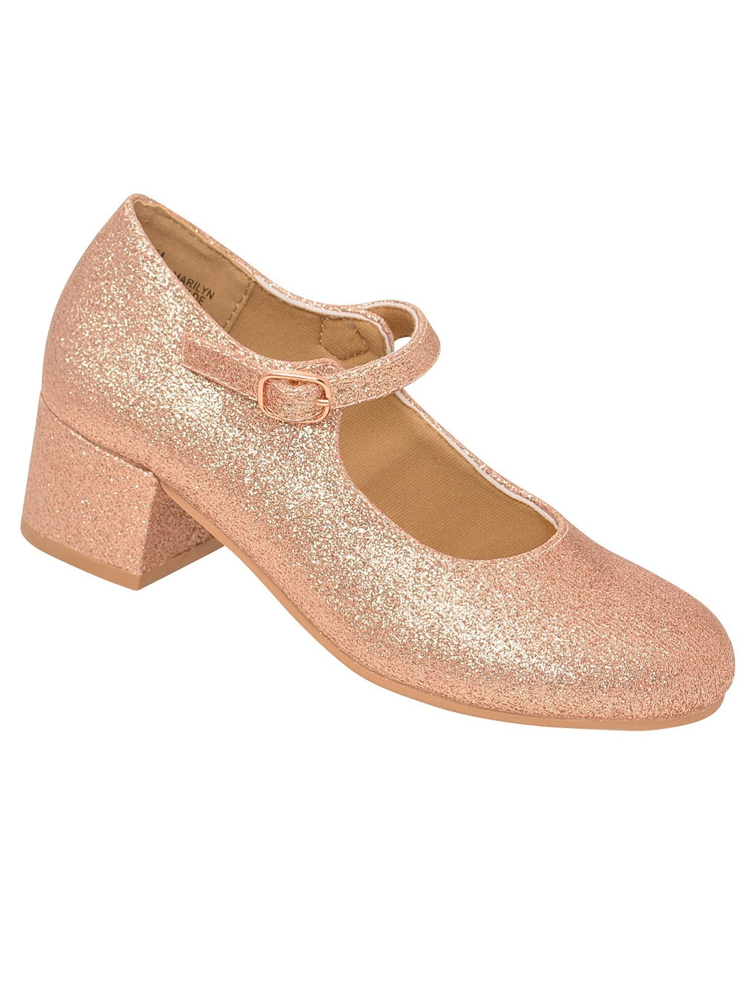 rose gold dress shoes for girls