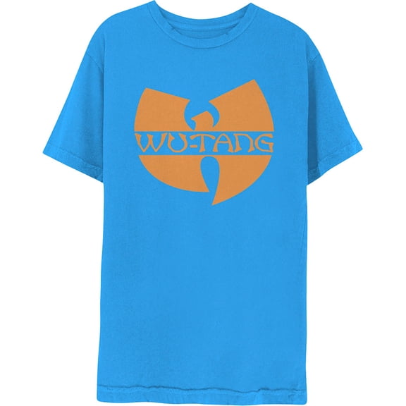 Men's Wu Tang Clan Logo Slim Fit T-shirt Small Blue