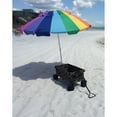 Impact Canopy 8 ft. Rainbow Beach Umbrella with Carry Bag