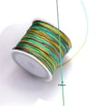 thumbnail image 3 of Sección teñida color n.º 72 Hilo de jade 30 m Pulsera de color degradado Cuerda trenzada Hilo de cuentas hecho a mano para bricolaje Material de hilo de joyería, 3 of 3