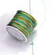 thumbnail image 2 of Sección teñida color n.º 72 Hilo de jade 30 m Pulsera de color degradado Cuerda trenzada Hilo de cuentas hecho a mano para bricolaje Material de hilo de joyería, 2 of 3