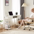 thumbnail image 5 of CONCETTA 48 Inch Computer Desk with Drawers Storage Bag for Adult, For Home Office Bedroom, White, 5 of 5