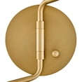 thumbnail image 5 of 83542LCB-MW Lark Birdie - 10W 2 LED Wall Sconce In Mid-Century Modern Style-16.5 Inches Tall and 22.75 Inches Wide-Lacquered Brass/Matte White Finish, 5 of 21