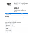 thumbnail image 2 of Front Windshield Washer Fluid Reservoir Tank - Compatible with 1987 - 1997 Ford F-350 GAS (without Low Fluid Sensor) 1988 1989 1990 1991 1992 1993 1994 1995 1996, 2 of 2