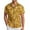 Gold, variant on SHIXIAOO Mens Carnival Fashion Digital 3D Printed Short Sleeve Lapel Button Down Shirt Top Cool Button up Shirts 70s Shirt Men Men S Tee Shirt Turn down Long Shirt Dress Shirt Button Printed Short