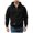 Black, variant on Hoodies for Men Quarter Zip Pullover Winter Cargo Hooded Sweatshirt Workout Outdoor Hoodies with Pockets(S,Khaki)