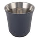 thumbnail image 3 of Taza de café de acero inoxidable 304 con aislamiento de doble pared, para café, té y camping, color azul oscuro, 80 ml, 3 of 14