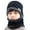 Solid, variant on Kids 2‑Piece Hat and Neck Gaiter Set, Cotton Double‑Layer Earflap Soft Slouchy Beanie Neck Windproof Warm Baby Hat for Fall Winter