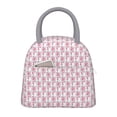 thumbnail image 1 of Fotbe Flamingo On Checkered Bolsa de Almuerzo con Estampado, Lonchera Aislada, Contenedor de Comida Reutilizable Tipo Cooler a Prueba de Fugas, 1 of 6