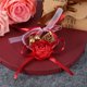 thumbnail image 4 of Ramillete de boda artificial Ormromra 2 uds flor de muñeca roja, 4 of 8