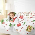 thumbnail image 4 of Manfei Merry Christmas Bedding Comforter Set,Kawaii Gingerbread Man Twin Comforter Sets,Xmas Santa Claus Bedding Set For Teens,Ultra Soft Home Decor Reversible,2-Piece, 4 of 8