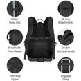 thumbnail image 5 of Brightify Outdoor Camping Backpack for Men, 40L Waterproof Hiking Backpack Large Multifunctional Day Trip Pack with Bottle Holder for Women Outdoor Camping Travel Sport Hiking Everyday Carry, Black, 5 of 7
