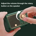 thumbnail image 6 of Retro bluetooth speaker bluetooth mini speaker outdoor wireless speaker with clear stereo sound rich bass, 6 of 8