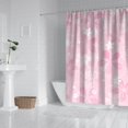 thumbnail image 3 of Waterproof Pioneer Shower Curtain 84x72 Inch Polyester Unique Colorful Floral Shower Curtain for Bathroom Hotel Home Decor with 12 Plastic Hooks, 3 of 5