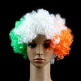 Flags Of European Cup Countries National Flag Short Curly Wig 2024