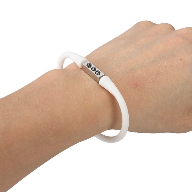 Pulsera de Energía de Equilibrio de Iones negativos para la Salud, Pulsera Deportiva de Silicona para Hombres y Mujeres, Promueve la Circulación, Protección contra la radiación
