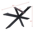 thumbnail image 4 of Metal Table Legs 28.7" Steel Frame Table Base Spider Legs for DIY Desk, 4 of 9