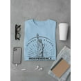 thumbnail image 3 of Independence Day Statue T-Shirt Men -Image by Shutterstock, Male Large, 3 of 4