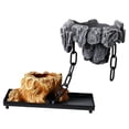 thumbnail image 2 of Cesta decorativa de resina DYNWAVEMX Florero Contenedor Estilo B Gris Oscuro, 2 of 8