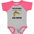 thumbnail image 3 of Inktastic Pack My Diapers I'm Going Fishing with Pawpaw Boys or Girls Baby Bodysuit, 3 of 5