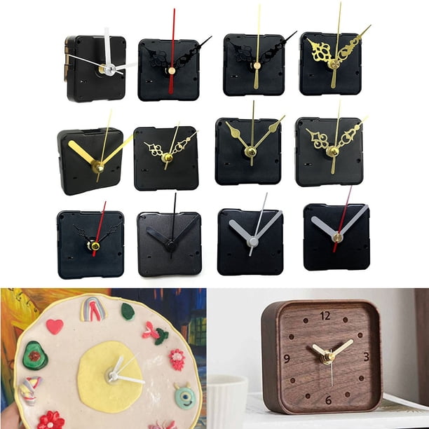 Mécanisme D’horloge Murale à Quartz Silencieux – Moteur De Remplacement Pour Horloge DIY – Fonctionne Sur Pile AA – Plastique Durable