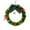 E, variant on DAMAI 1 Pcs Christmas Kitchen Cabinet Wreaths with Ribbon 3.94 Inch Mini Christmas Wreath Winter Mini Wreaths Christmas for Kitchen Cabinet Front Door Porch Wall Window Xmas Tree Decor