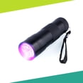 thumbnail image 4 of 1 pieza de linternas de luz negra UV, luz LED, de mano, mini detector de linterna de luz, linterna UV portátil para mascotas, manchas de orina (luz morada), 4 of 5