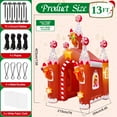 thumbnail image 2 of Arco inflable navideño Kalolary de 4 m con luz LED, 2 of 7