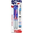 thumbnail image 1 of shiyou-EnerGel RTX Retractable Liquid Gel Pen, Flag Barrel, Black Ink, 2-Pk (BL77USABP2A), 1 of 4