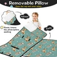 thumbnail image 3 of Chihuahua and Footprints Toddler Nap Mats for Kids Preschool,Sleeping Mat Bag or Kids,Toddler Sleeping Bag,Toddler Nap Mat or Daycare, 3 of 6