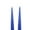 Copenhagen Blue, variant on Traditional Danish Style Pointed Taper Candles - 6 Inch - Pairs