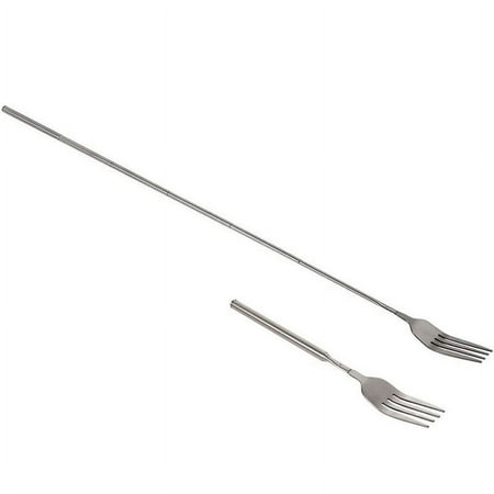 

Retro Fork BBQ Telescopic Extendable Dinner Dessert Long Handle Fork Tableware