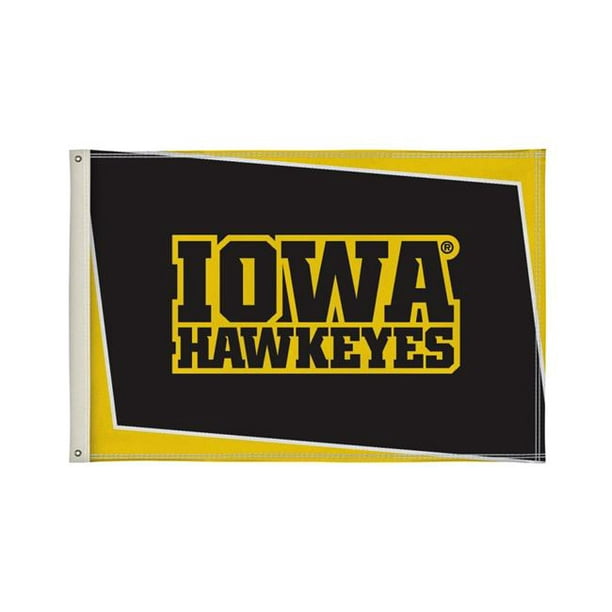 Showdown Displays 810002IOWA-005 2 x 3 Pi Iowa Hawkeyes NCAA Drapeau - No.005