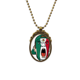 thumbnail image 1 of Collar de bronce antiguo Unbranded Mexico Flag 4.0 cm x 3.0 cm, 1 of 3
