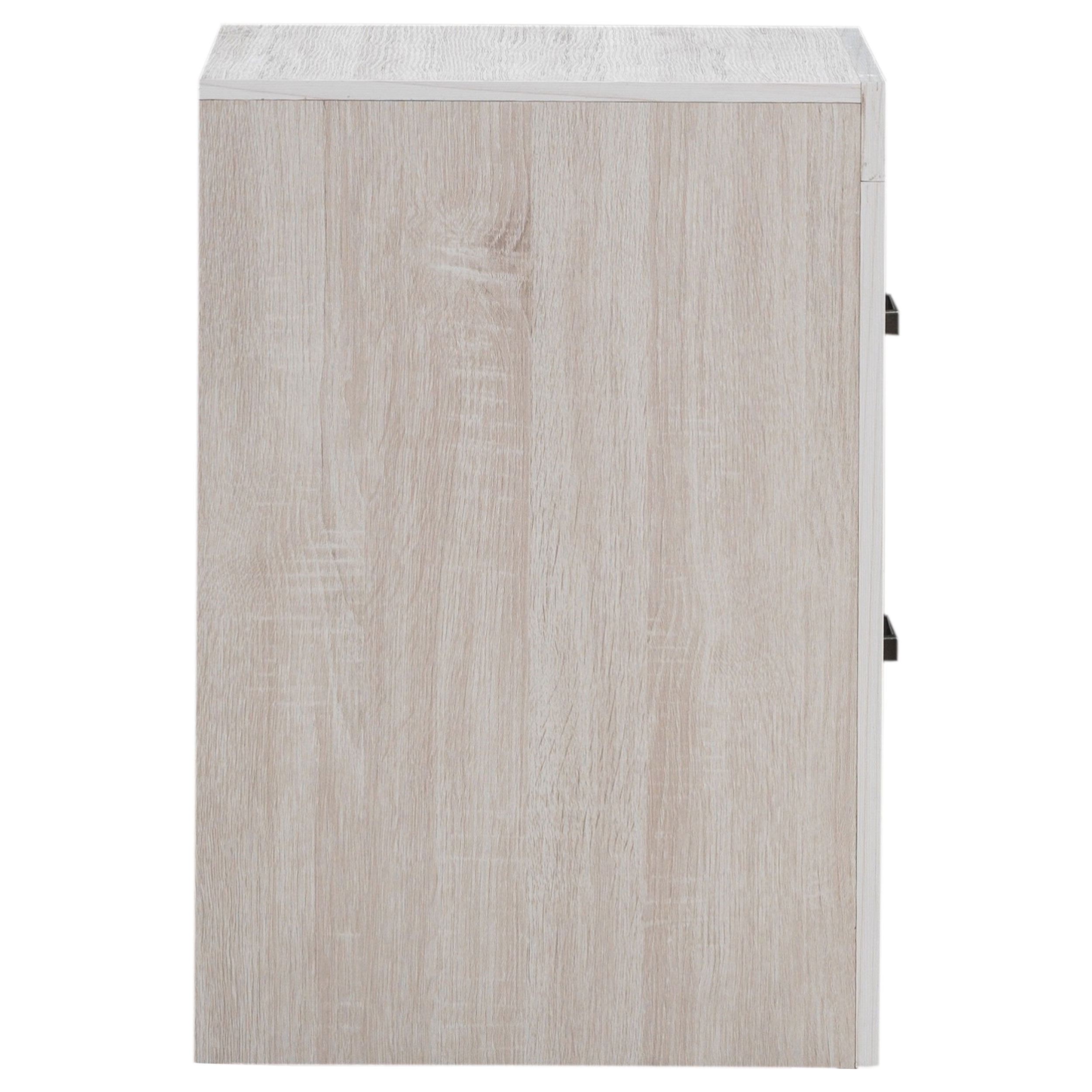 Brantford Coastal White 2-Drawer Nightstand